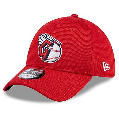 Men's New Era Red Cleveland Guardians 2024 Spring Training 39THIRTY ...