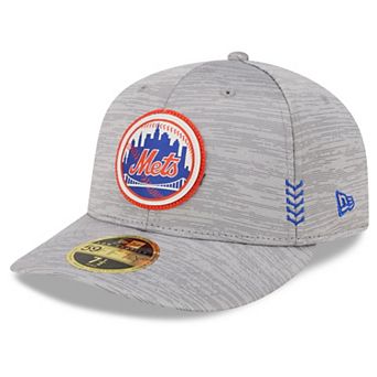 Men's New Era Gray New York Mets 2024 Clubhouse Low Profile 59FIFTY Fitted Hat