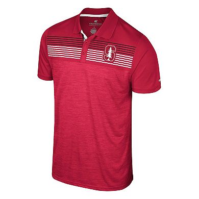 Men's Colosseum Cardinal Stanford Cardinal Langmore Polo