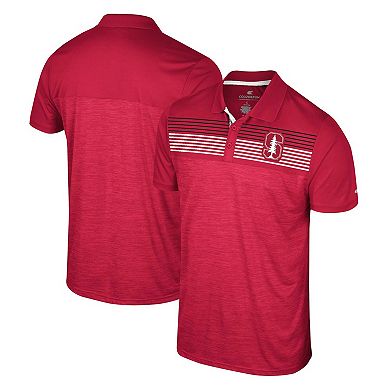 Men's Colosseum Cardinal Stanford Cardinal Langmore Polo