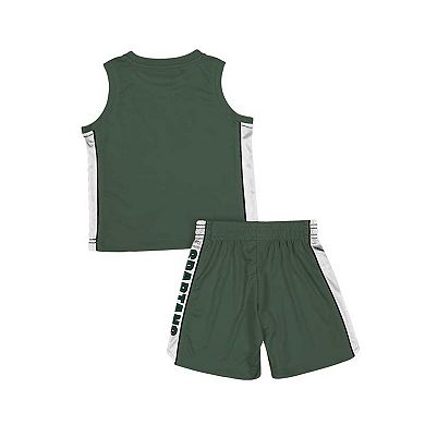 Toddler Colosseum Green Michigan State Spartans Vecna Tank Top & Shorts Set