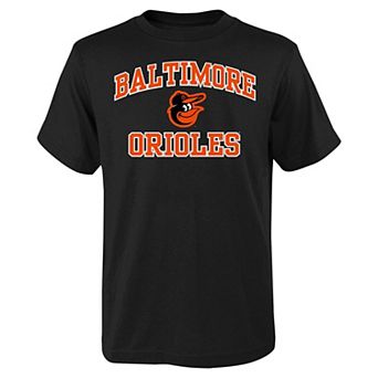 Youth Fanatics Branded Black Baltimore Orioles Heart & Soul T-Shirt