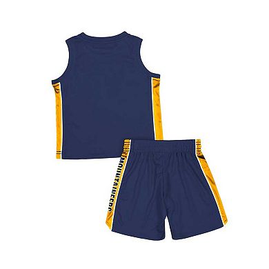 Toddler Colosseum Navy West Virginia Mountaineers Vecna Tank Top & Shorts Set