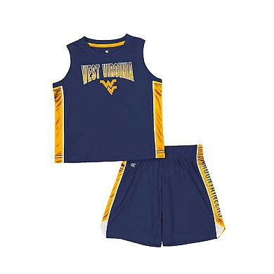 Toddler Colosseum Navy West Virginia Mountaineers Vecna Tank Top & Shorts Set