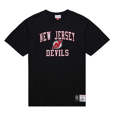 Men's Mitchell & Ness Black New Jersey Devils Legendary Slub T-Shirt