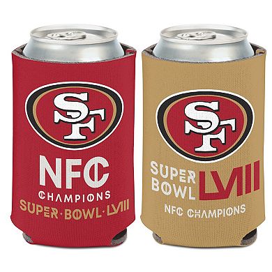 WinCraft San Francisco 49ers 2023 NFC Champions 12oz. Can Cooler