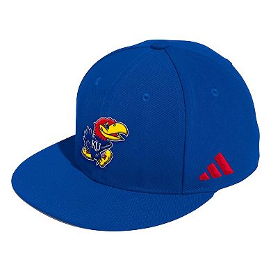 Men's adidas Royal Kansas Jayhawks On-Field Baseball Fitted Hat