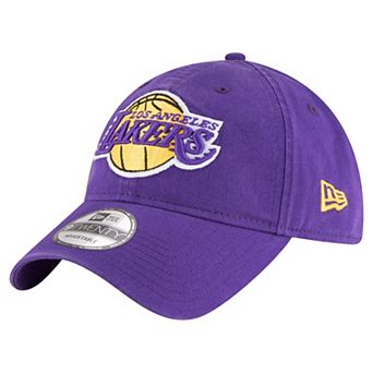 Men's New Era Purple Los Angeles Lakers Team 2.0 9TWENTY Adjustable Hat