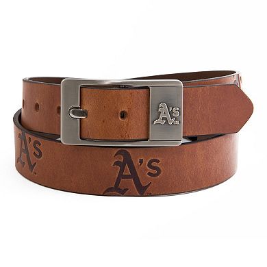 Oakland Athletics Brandish Leather Belt