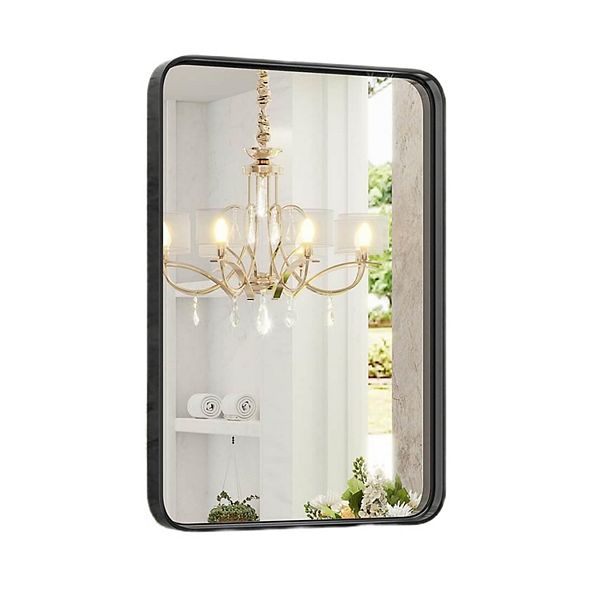 Bathroom Mirror Vanity Mirror For Wall, Aluminum Alloy Framed, 30"×22"