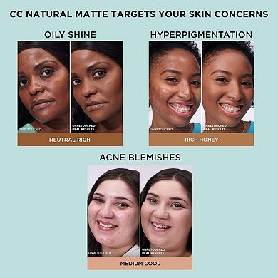 CC+ Cream Natural Matte Foundation with SPF 40