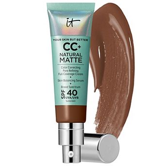 IT Cosmetics CC+ Cream Natural Matte Foundation with SPF 40