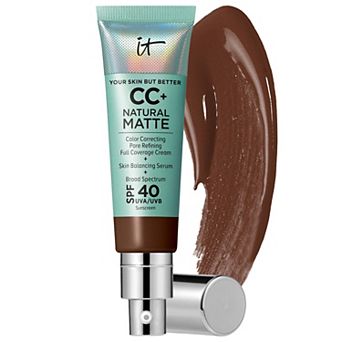 IT Cosmetics CC+ Cream Natural Matte Foundation with SPF 40