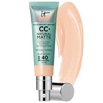 IT Cosmetics CC+ Cream Natural Matte Foundation with SPF 40