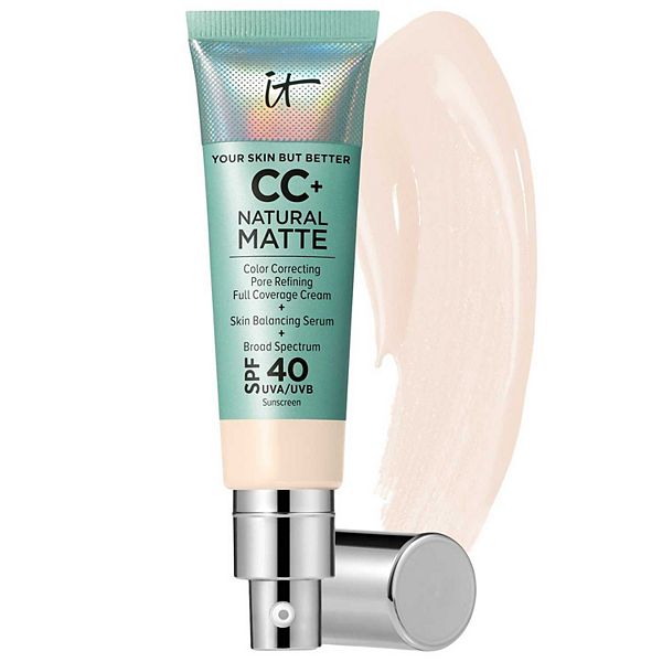 IT Cosmetics CC+ Cream Natural Matte Foundation with SPF 40