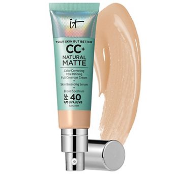 IT Cosmetics CC+ Cream Natural Matte Foundation with SPF 40