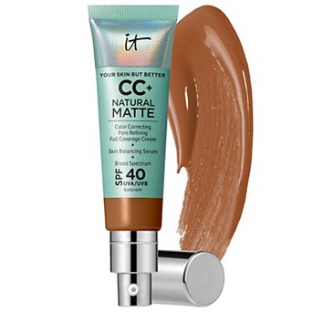 IT Cosmetics CC+ Cream Natural Matte Foundation with SPF 40