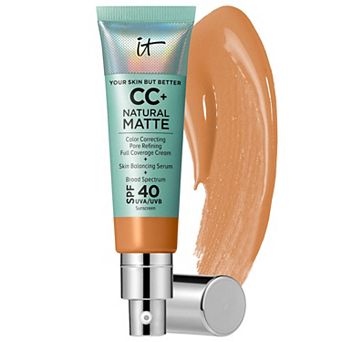 IT Cosmetics CC+ Cream Natural Matte Foundation with SPF 40
