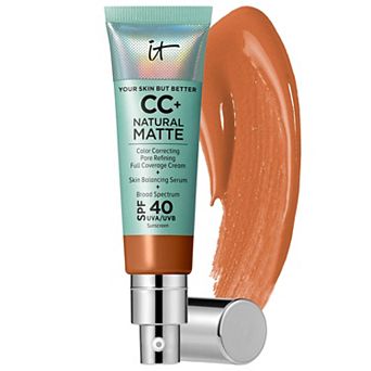 IT Cosmetics CC+ Cream Natural Matte Foundation with SPF 40