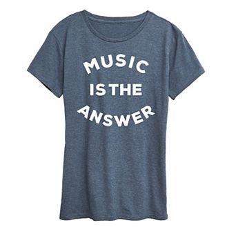 Women's Music is the Answer Graphic Tee