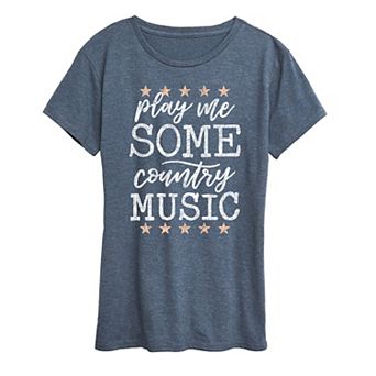 Women's Play Me Some Country Music Graphic Tee