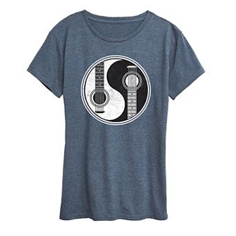 Women's Yin Yang Guitar Graphic Tee