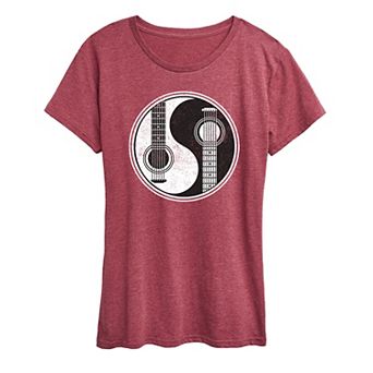 Women's Yin Yang Guitar Graphic Tee