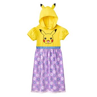 Girls 4-10 Pikachu Hooded Fantasy Gown