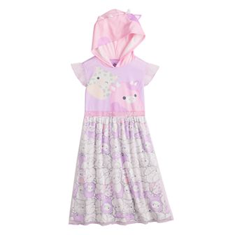 Girls 6-14 Squishmallow Hooded Fantasy Gown