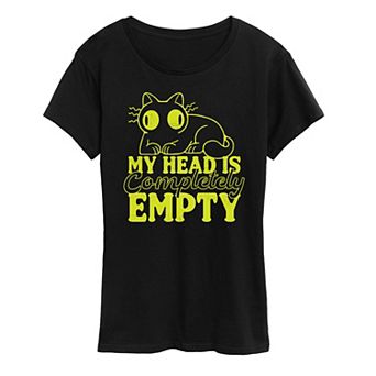 Women's Head Completely Empty Graphic Tee
