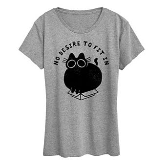 Women's No Desire To Fit In Graphic Tee