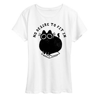 Women's No Desire To Fit In Graphic Tee