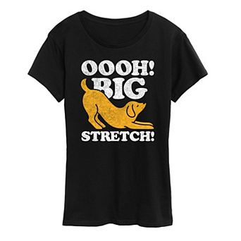 Women's Dog Oooh Big Stretch Graphic Tee