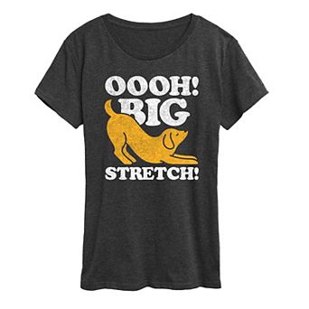 Women's Dog Oooh Big Stretch Graphic Tee