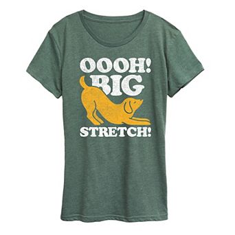 Women's Dog Oooh Big Stretch Graphic Tee