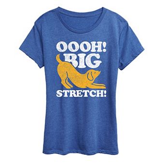 Women's Dog Oooh Big Stretch Graphic Tee