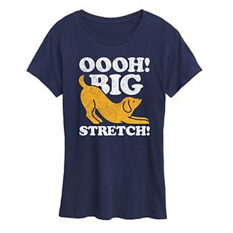 Women's Dog Oooh Big Stretch Graphic Tee