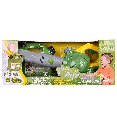 Sunny Days Entertainment John Deere Bubble Leaf Blower & Bubble Refill Gas Can