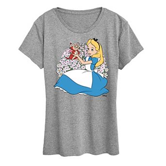Disney's Alice in Wonderland Alice & Dinah Women's Graphic Tee