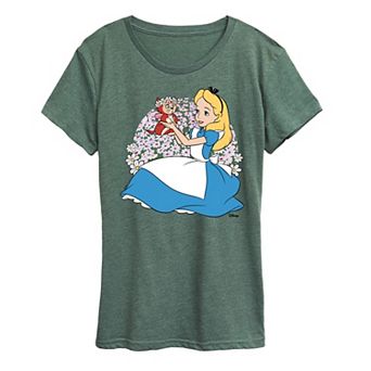 Disney's Alice in Wonderland Alice & Dinah Women's Graphic Tee