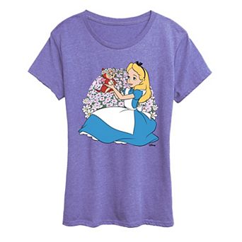 Disney's Alice in Wonderland Alice & Dinah Women's Graphic Tee
