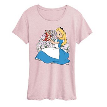 Disney's Alice in Wonderland Alice & Dinah Women's Graphic Tee