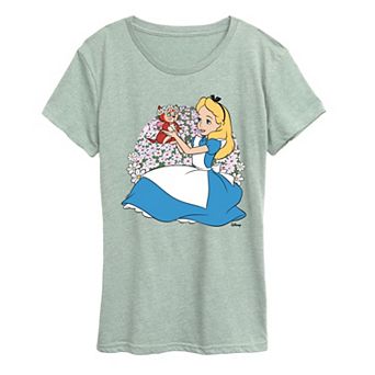 Disney's Alice in Wonderland Alice & Dinah Women's Graphic Tee