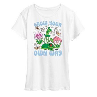 Disney's Alice in Wonderland Women's Flowers Grow Graphic Tee