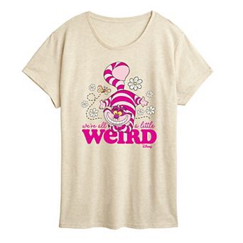 Women's Disney's Alice In Wonderland A Little Weird Graphic Tee