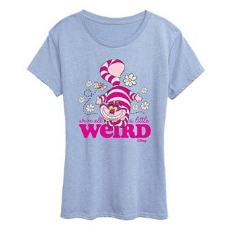 Women's Disney's Alice In Wonderland A Little Weird Graphic Tee