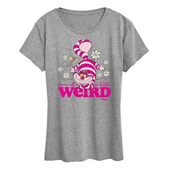 Women's Disney's Alice In Wonderland A Little Weird Graphic Tee
