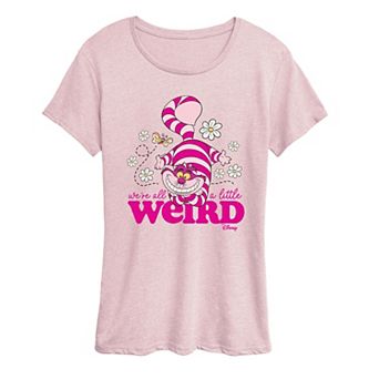 Women's Disney's Alice In Wonderland A Little Weird Graphic Tee