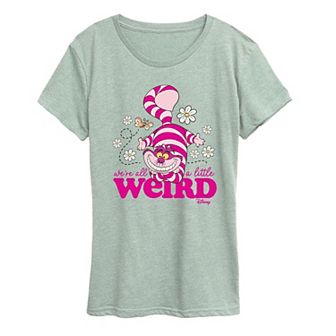 Women's Disney's Alice In Wonderland A Little Weird Graphic Tee
