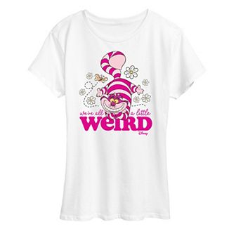 Women's Disney's Alice In Wonderland A Little Weird Graphic Tee